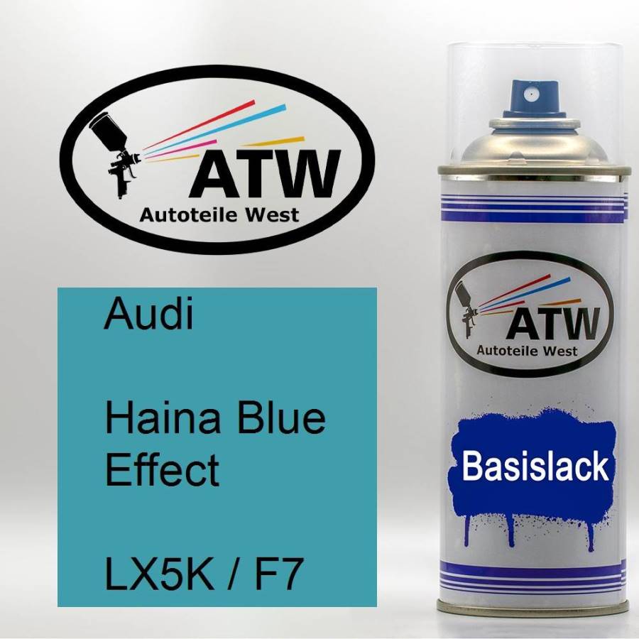 Audi, Haina Blue Effect, LX5K / F7: 400ml Sprühdose, von ATW Autoteile West.